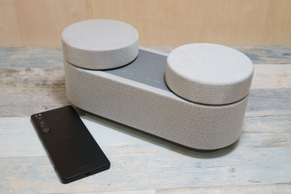 ワイヤレススピーカー グレー 2つのスピーカー sony ht-ax7 Amazon.co