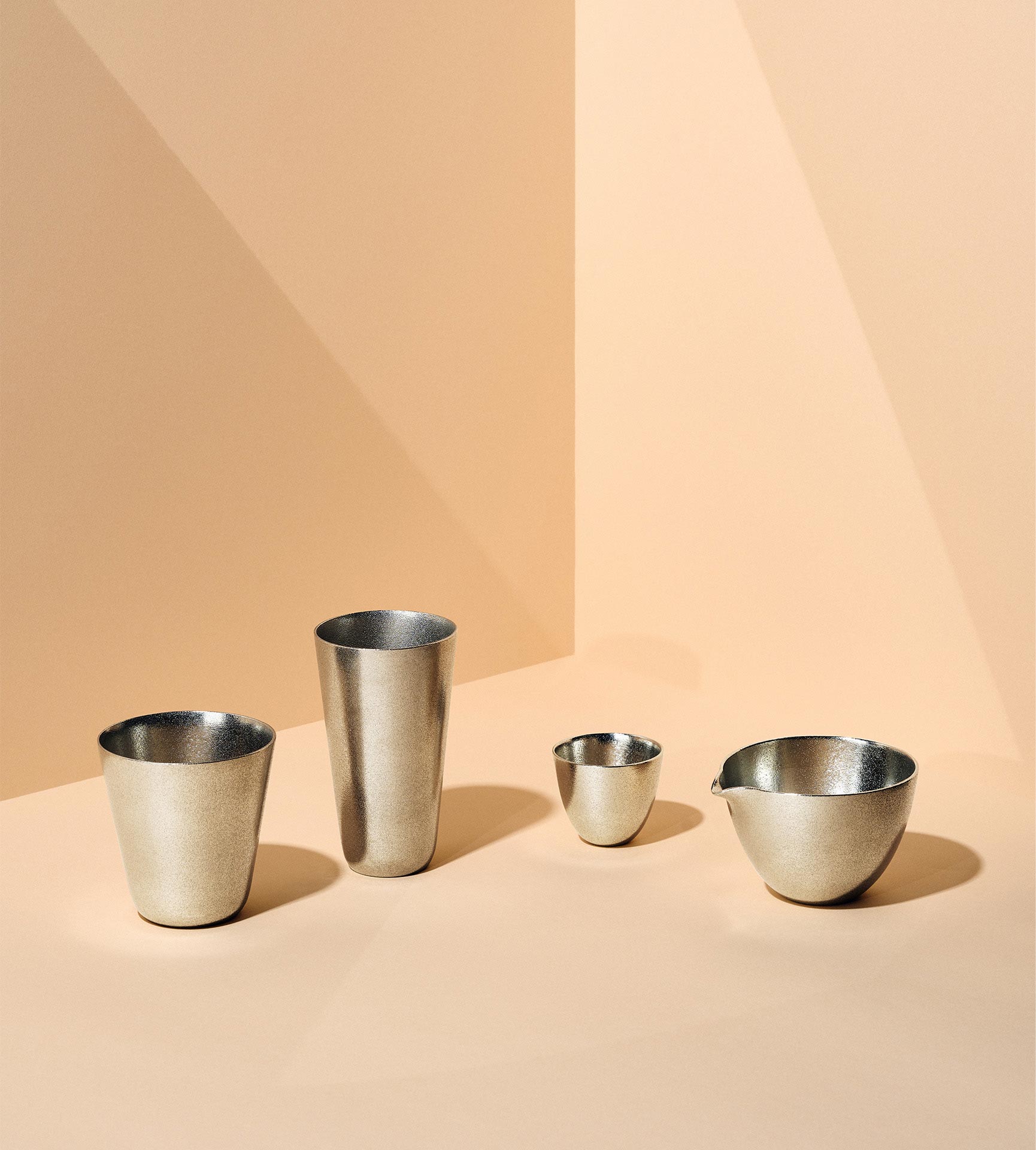 NAGAE+（ナガエプリュス） RATIO2枚セット錫金属銘々皿和菓子茶道具