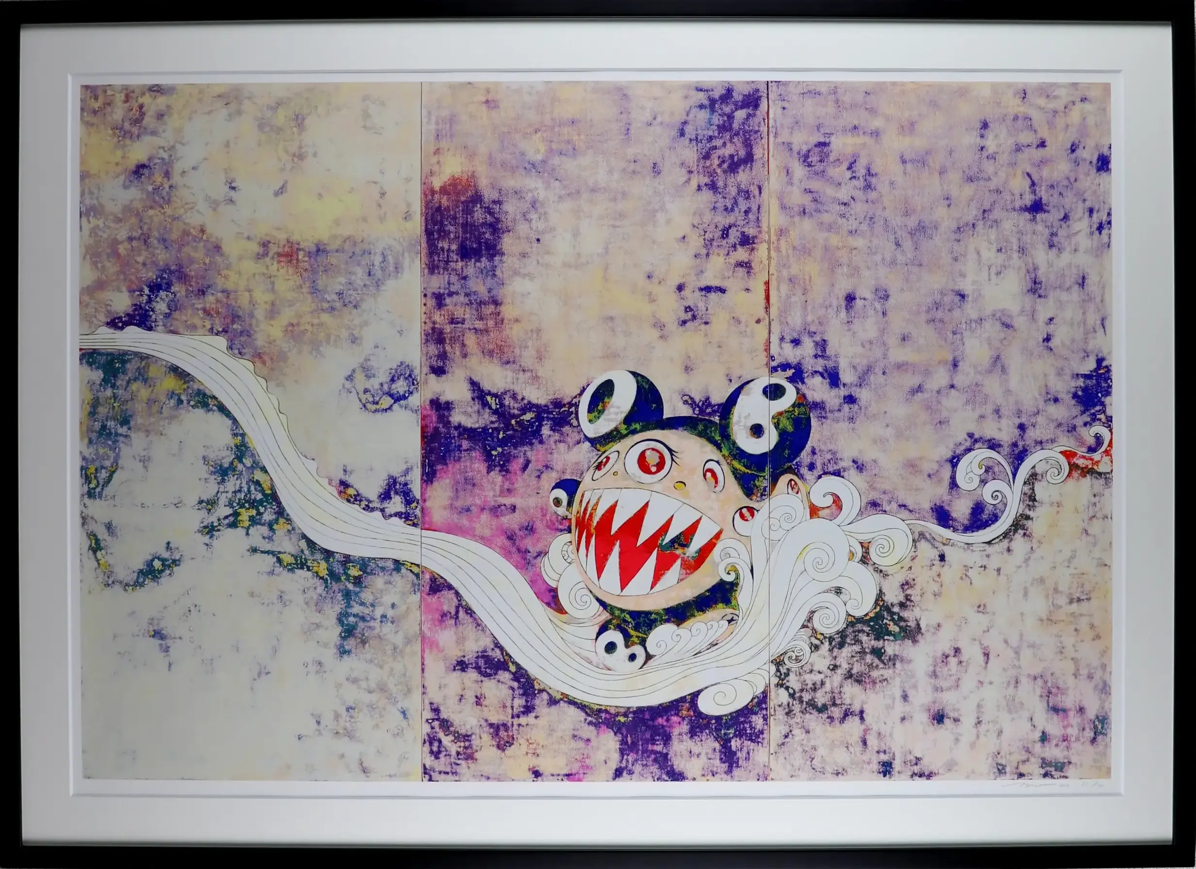 村上隆直筆サイン入り版画『727の誕生』 1月22日(水)12時