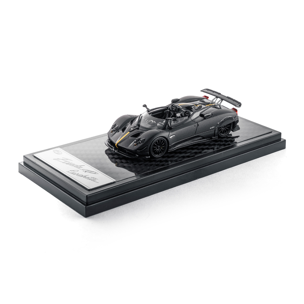 LCD 1/64 Pagani Zonda HP Barchetta (Carbon Black) - Nastars