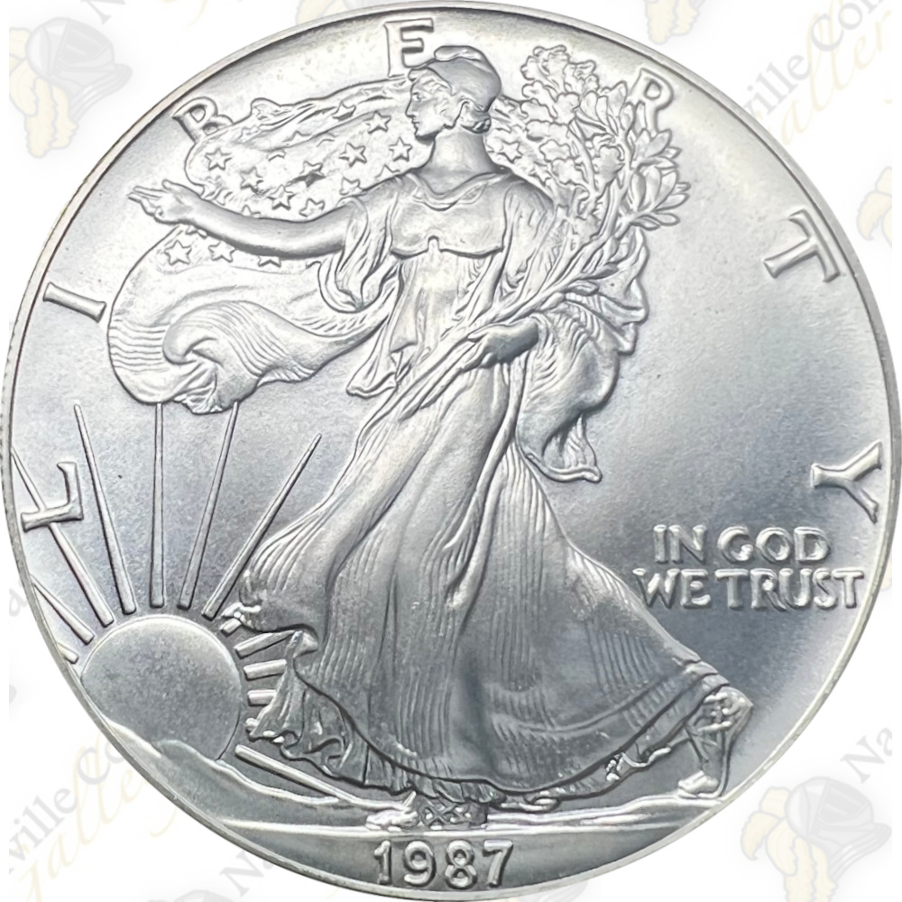 1987 1 oz American Silver Eagle - Uncirculated - SKU #1381