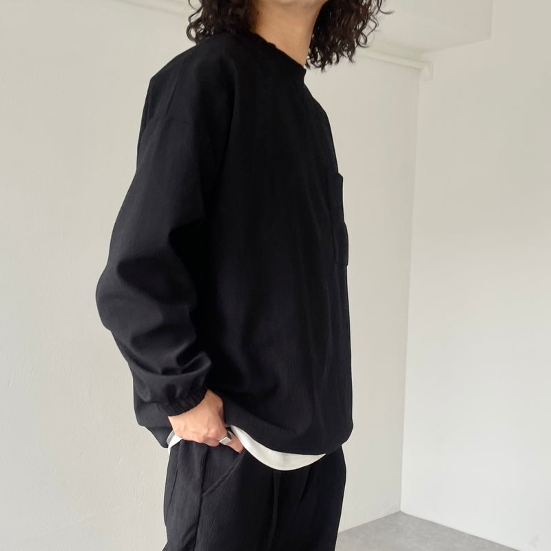 Naptime プルオーバースウェットBLACK×BLACK M ナップタイム naptime