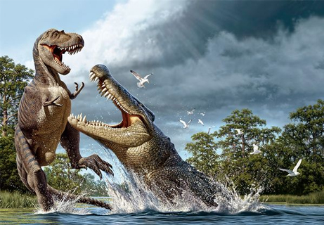 恐竜を襲う巨大な古代ワニの生態 | ナショナル ジオグラフィック日本版