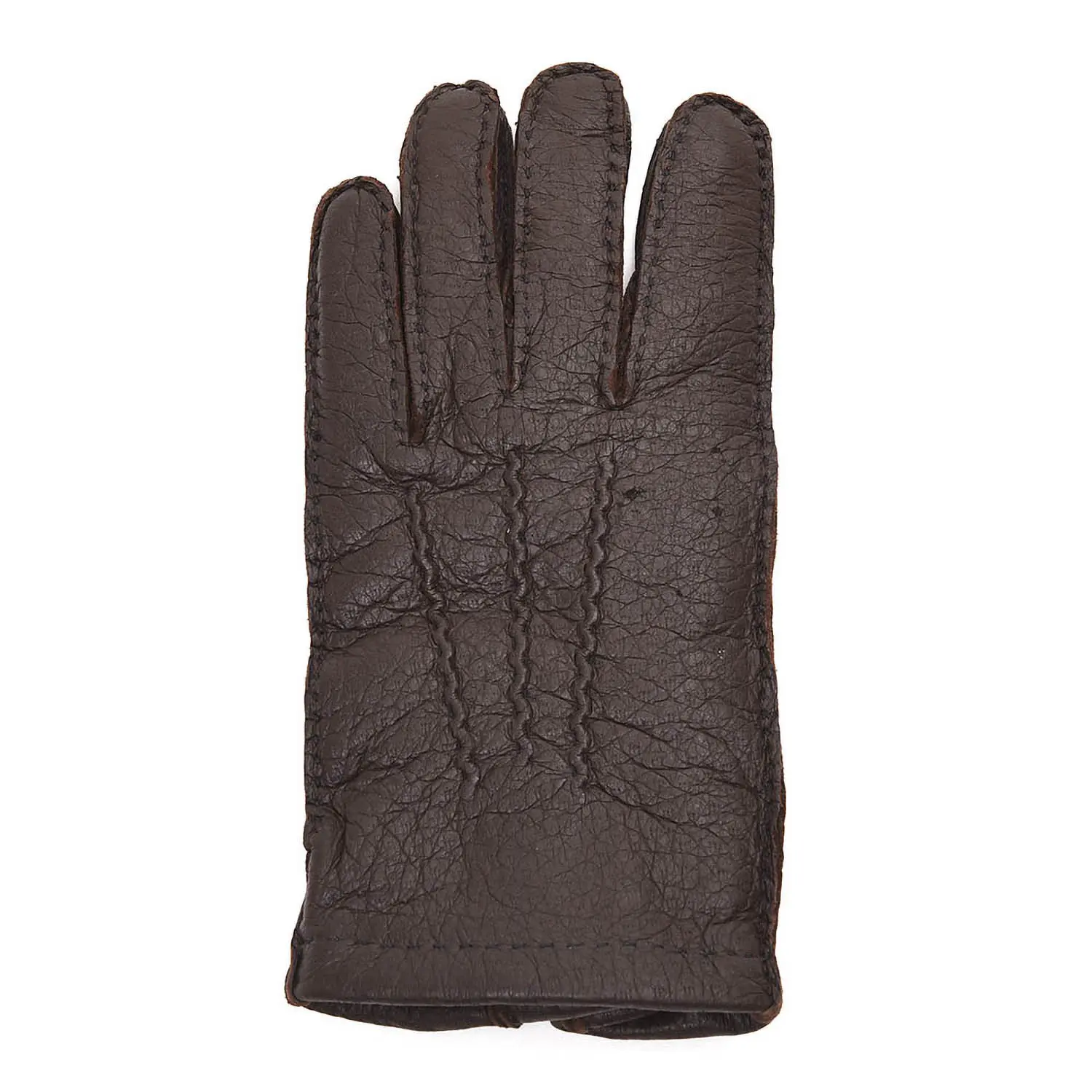 デンツ 15-1564 ペッカリー×カシミア ストラップ＆ロール BARK