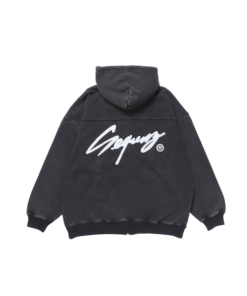 真天地開闢集団- ジグザグ ジップアップパーカー