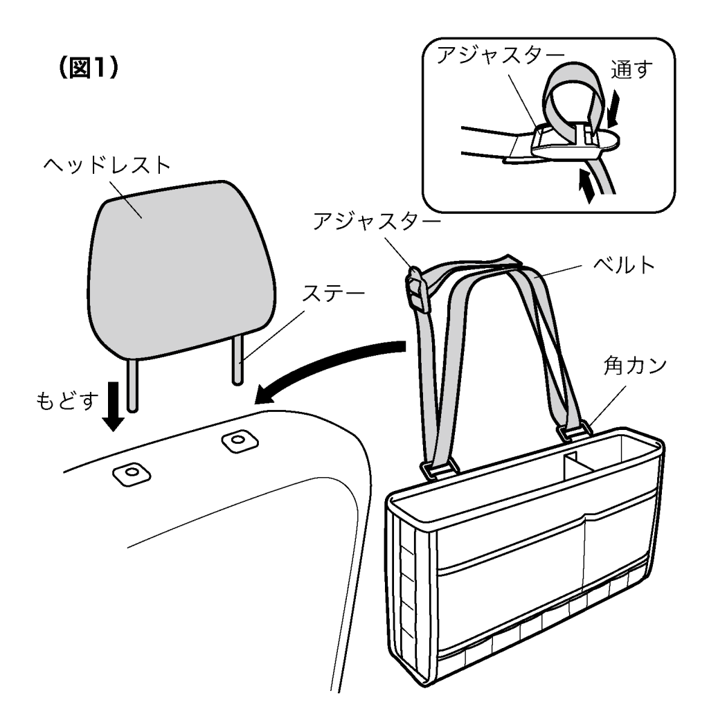 FG-1 シートバックポケット取扱説明書 – NAPOLEX