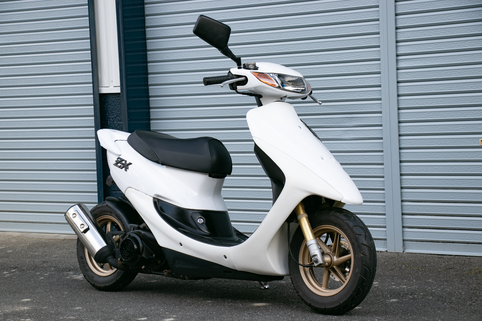 ライブディオzx パールホワイト