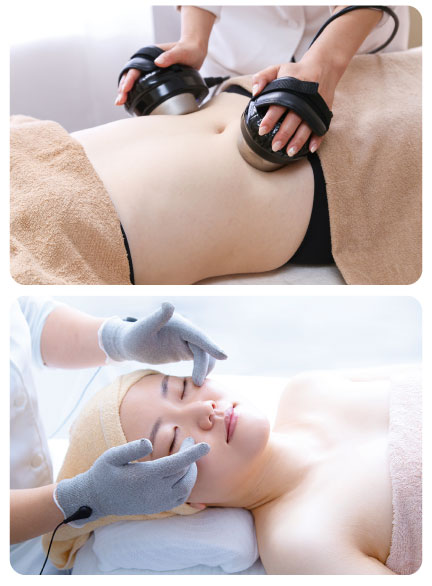 業務用痩身マシンならナリスキャビ3Sプロ初心者でも異業種の方でも使用