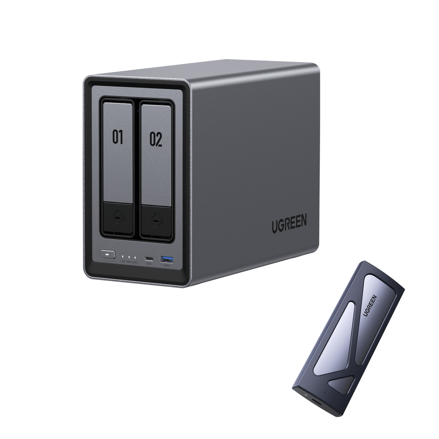 2-Bay NAS Storage for Home & Office | 4K Media Server – UGREEN NAS EU