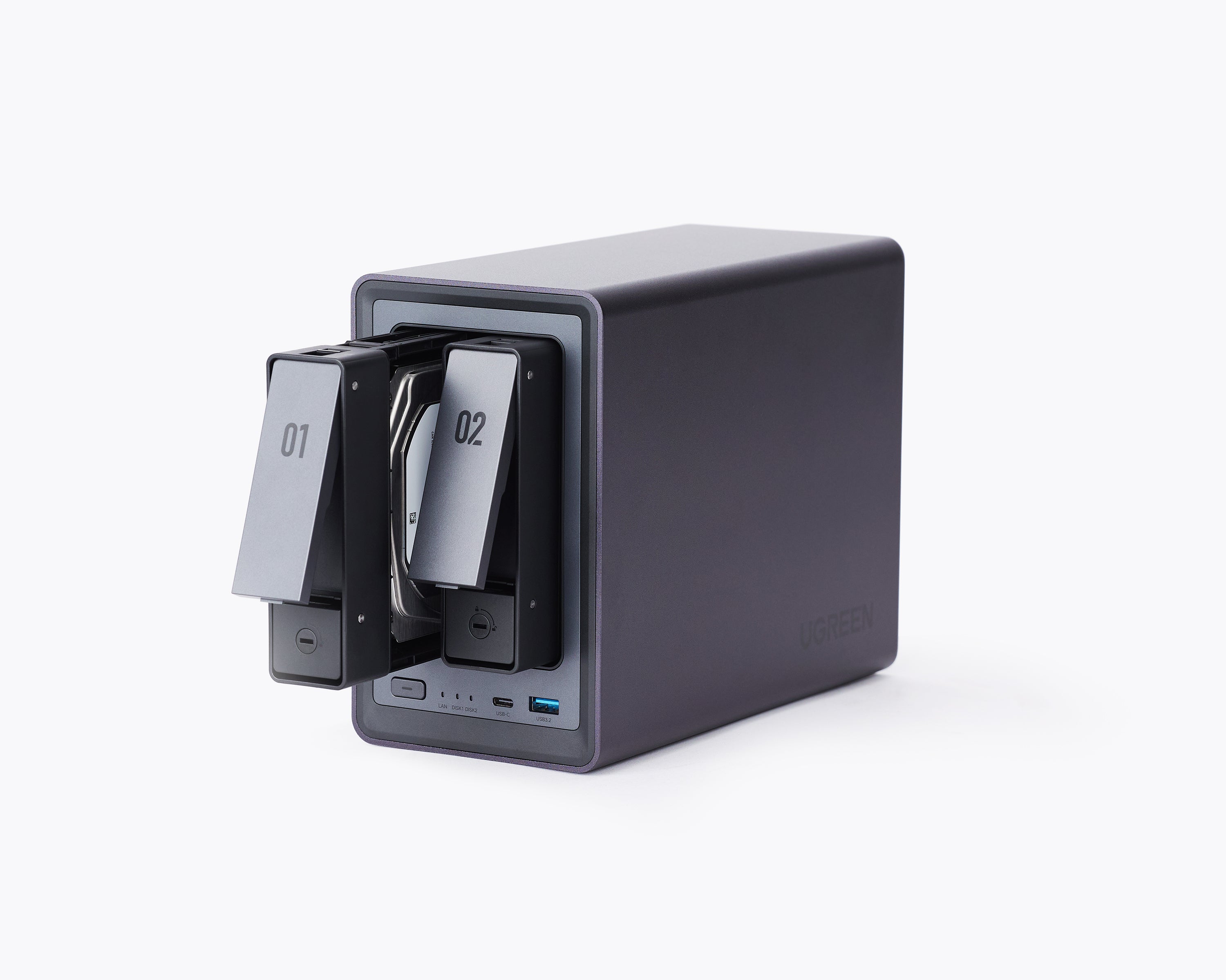 UGREEN NAS 2 ベイ｜76TB大容量と30日間の安心お試し