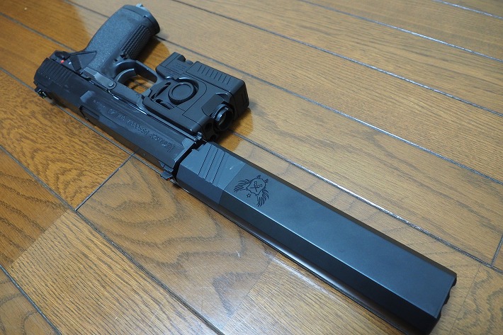 東京マルイ MK23】フロントサイトの集光サイトを変更しました | なぜ