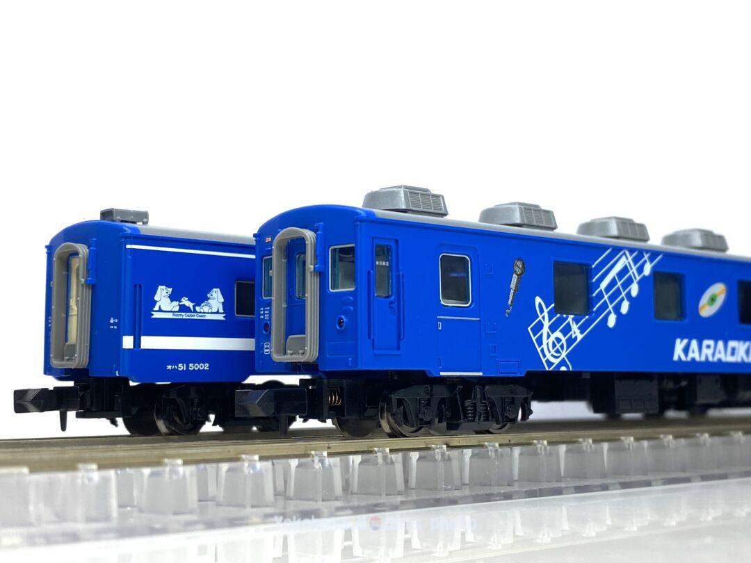 50系 快速海峡 カラオケカー+カーペットカーが入線しました。 MICROACE