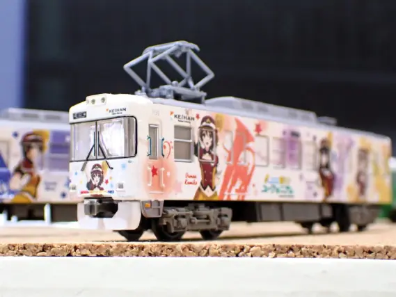 鉄コ 京阪電車大津線700形「響け！ユーフォニアム」ラッピング電車2023