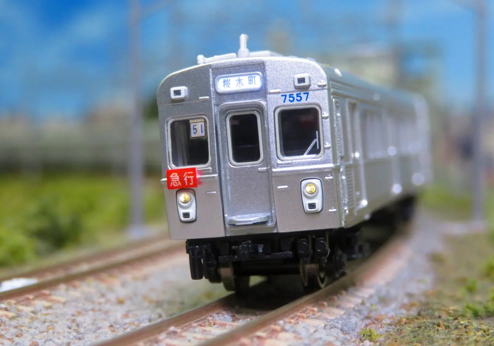 能勢電鉄6000系8両編成セット(動力付き)※6002編成各車番・