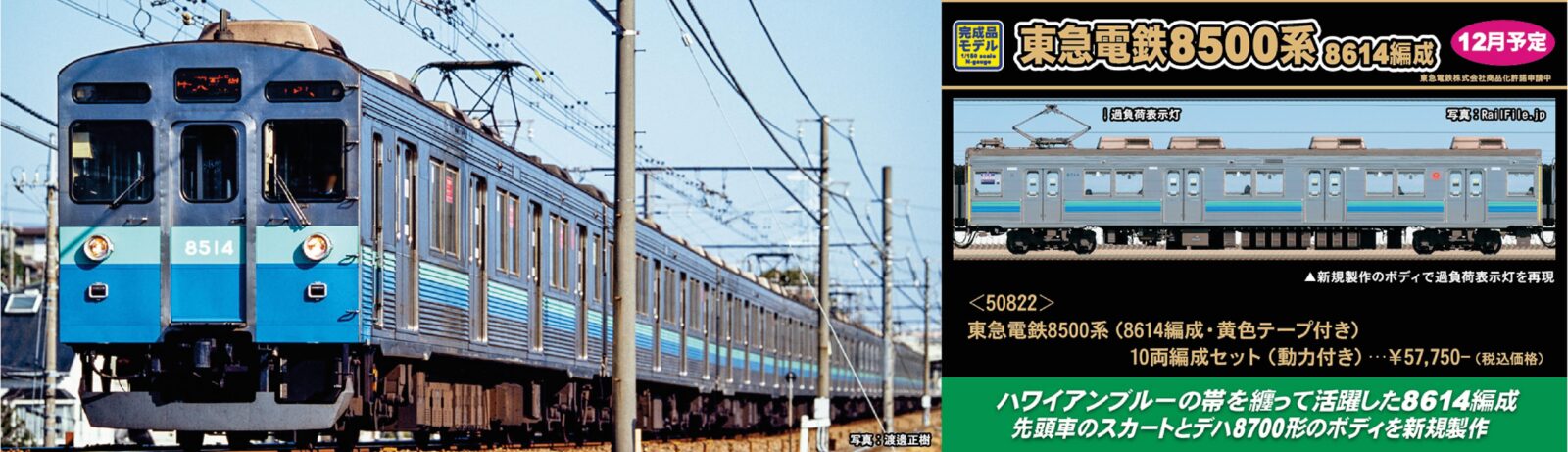 Nゲージ 東急8500系 GM板キット組立10両編成 東急電鉄8500系（