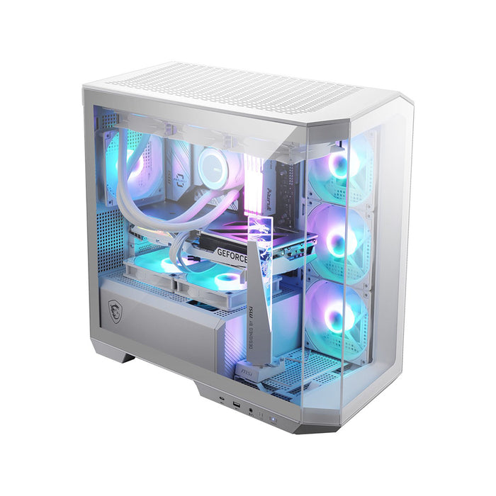 MSI PC Case MAG PANO M100R PZ White — Needy Shop LTD