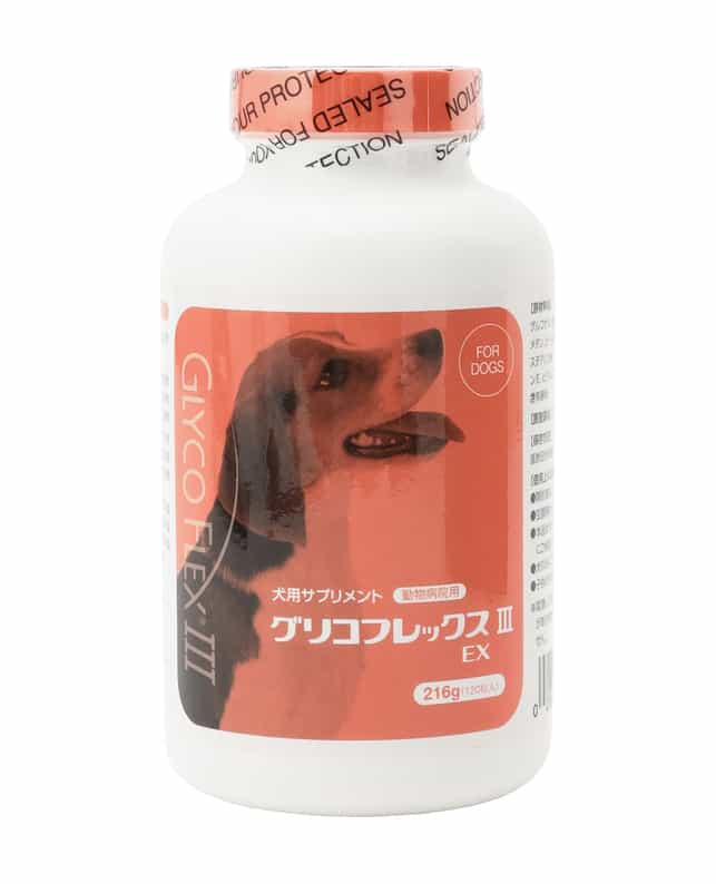 グリコフレックスEXⅢ 犬用 120粒 - ねこあざらし薬店
