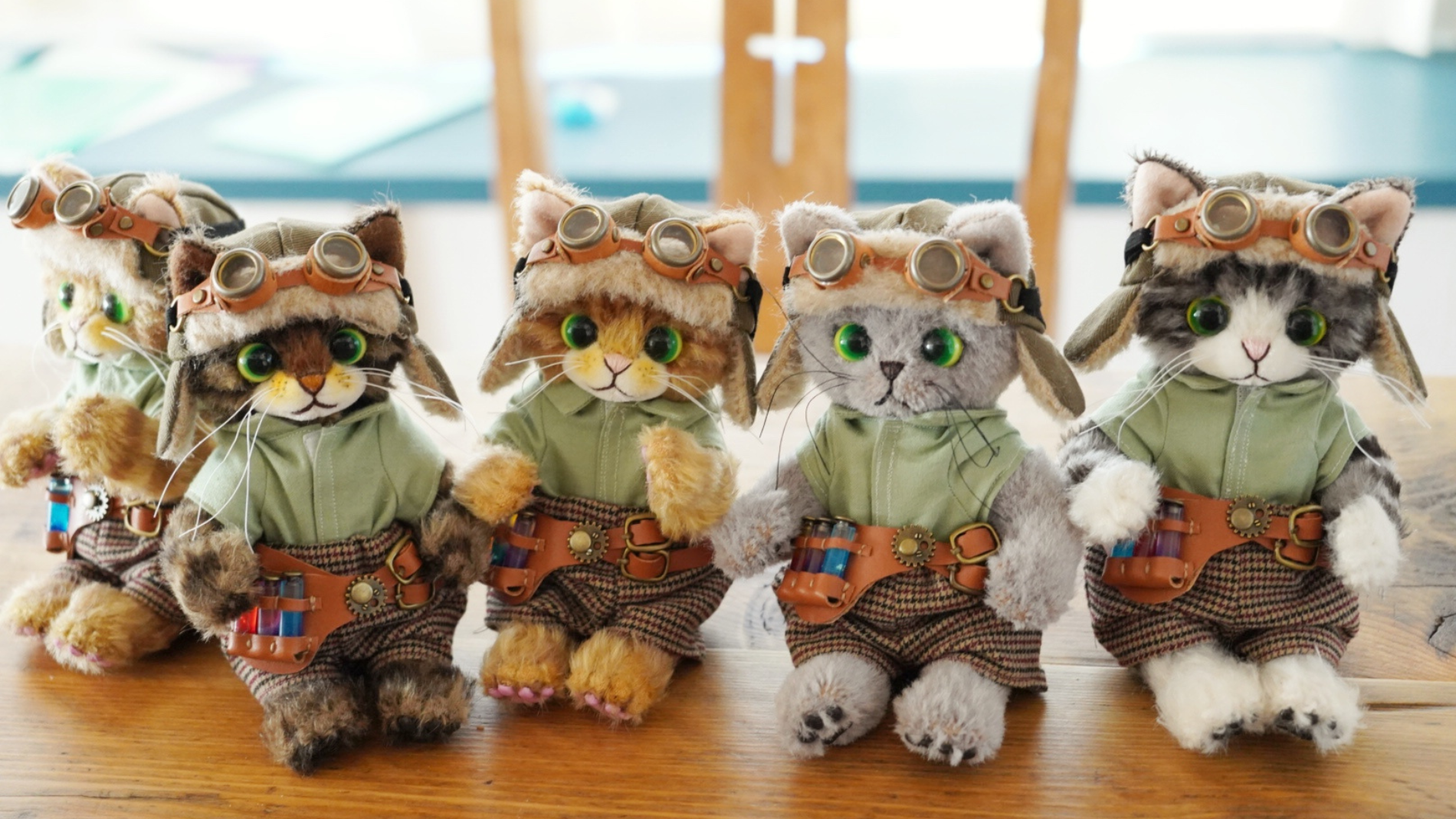 作家様 ねこちゃん テディベア アーティストドール ハンドメイド