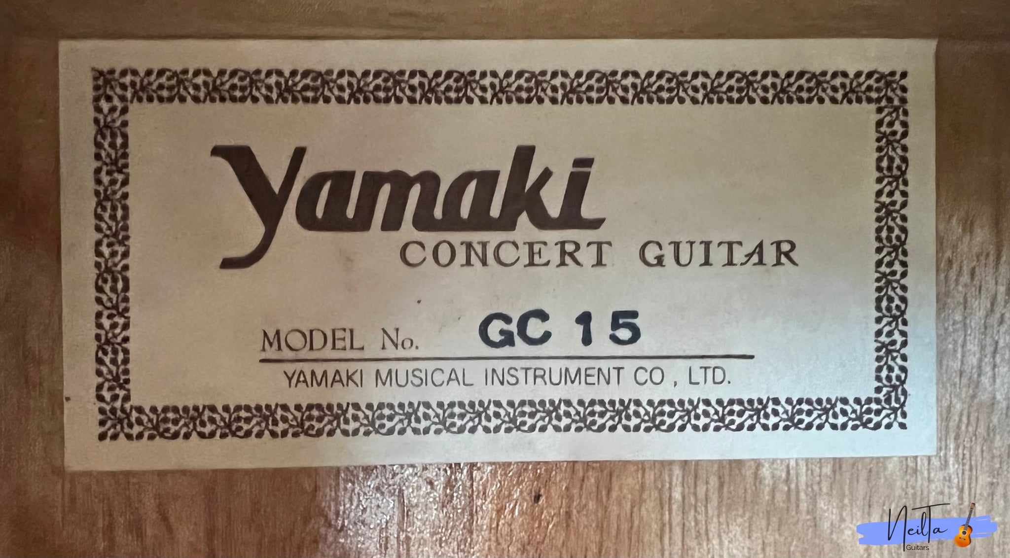 ma34chancn YAMAKI GC-15 Yamaki GC-15 Concert Classical Guitar