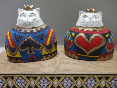 猫の陶器製置物 小室幸雄さん 猫の陶器製置物 小室幸雄さん 小室幸雄さん猫