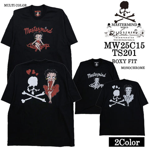 MASTERMIND WORLD BETTY BOOP S/S TEE T-SHIRT [BOXY FIT] マスター