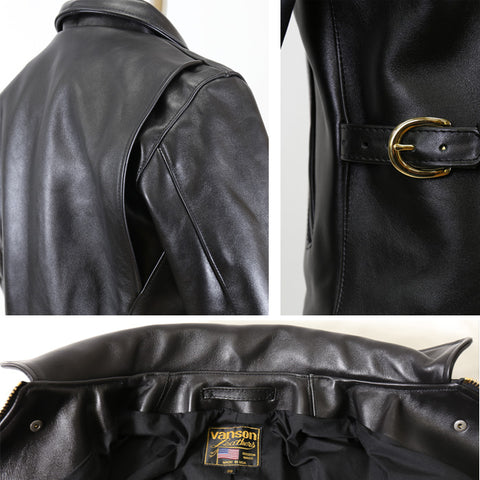 VANSON（バンソン）レザージャケット シングルライダース エン