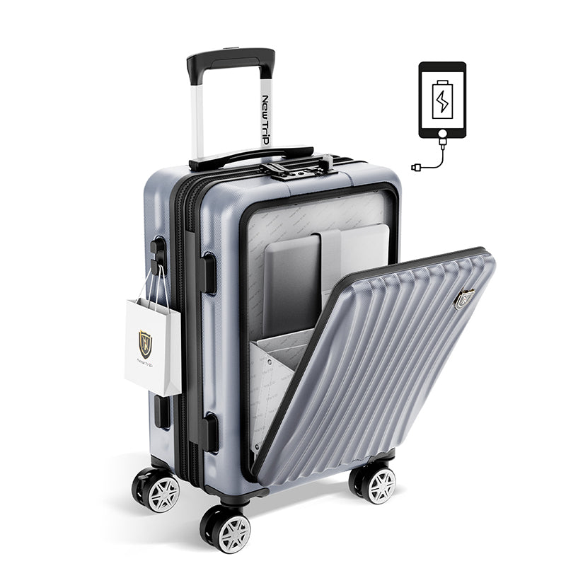 New Trip 0702M フロントオープンスーツケース｜拡張機能・大容量設計