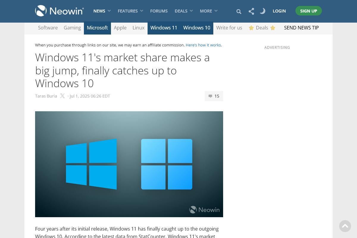 Windows 11のシェア、ついにWindows 10に追いつく | TECH+（テックプラス）