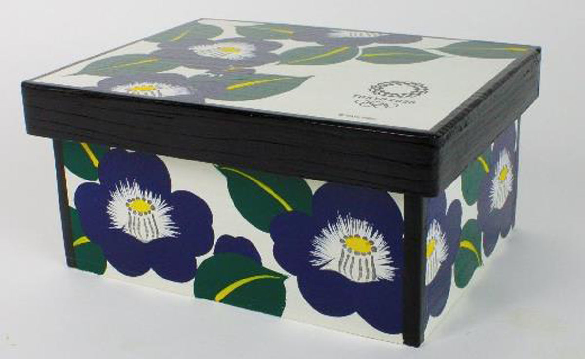 にゃーと日本のものづくり 花手箱 黒 大 【公式通販】