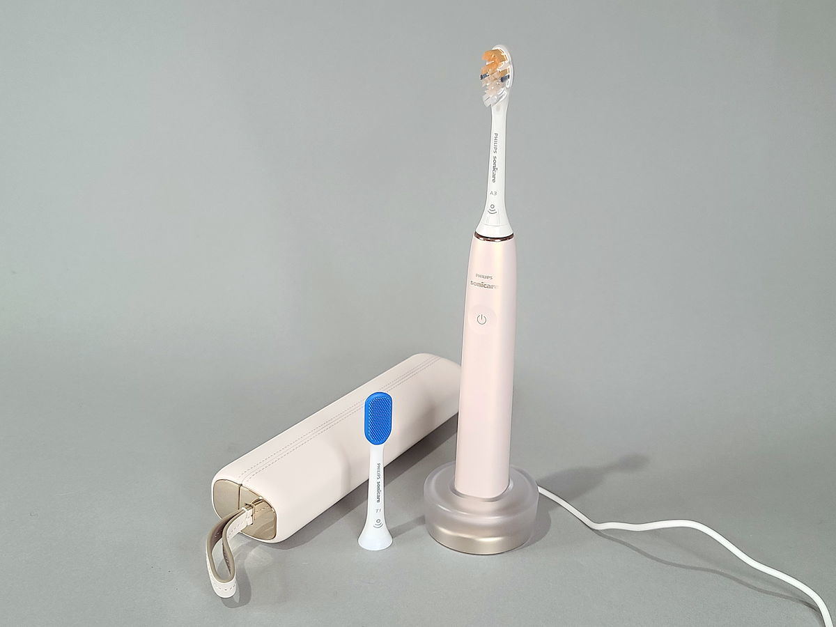 電動歯ブラシ「ソニッケアー 9900 プレステージ」、新ブラシで歯垢除去