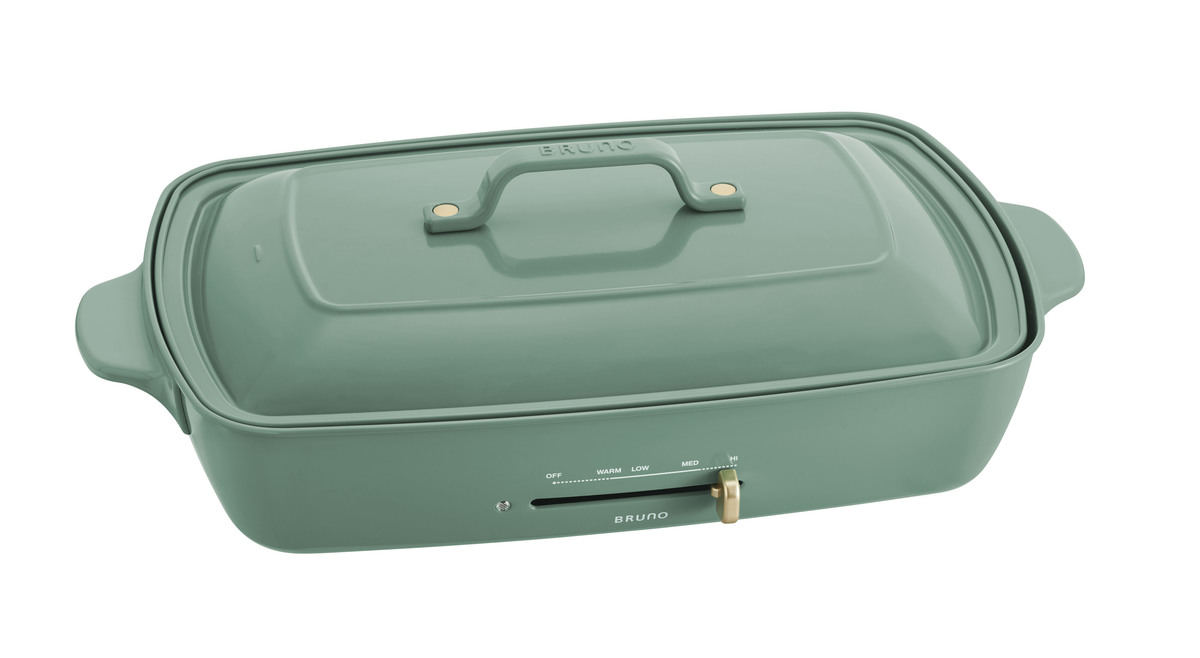 BRUNO コンパクトホットプレート 若草色 コンパクトホットプレート