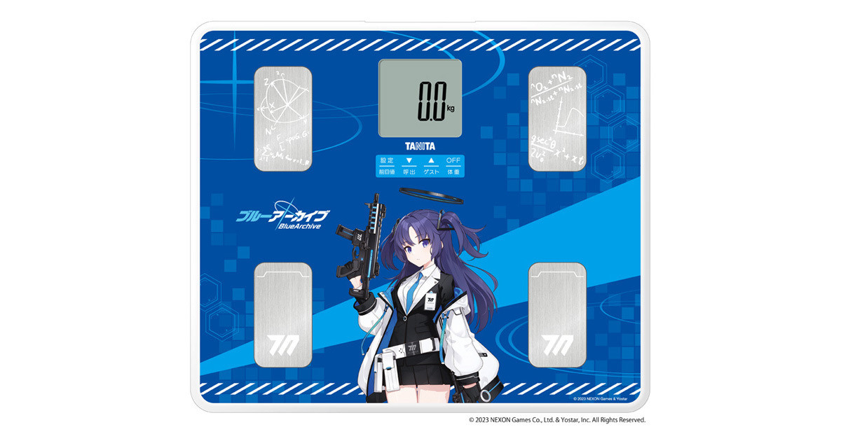 音声体組成計 BC-203-BA ブルーアーカイブ 早瀬ユウカモデル 【公式通販】