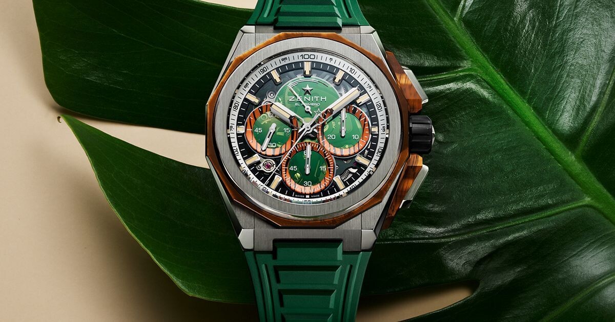 ゼニス、天然石のタイガーズアイを素材にした「デファイ