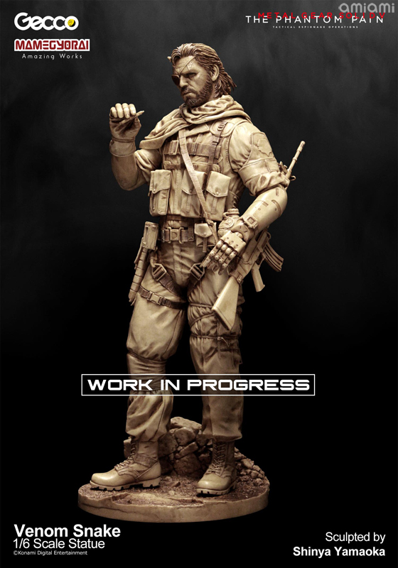 gecco 豆魚雷 LGEARSOLIDV スネーク スタチュー ゲッコウ メタルギア