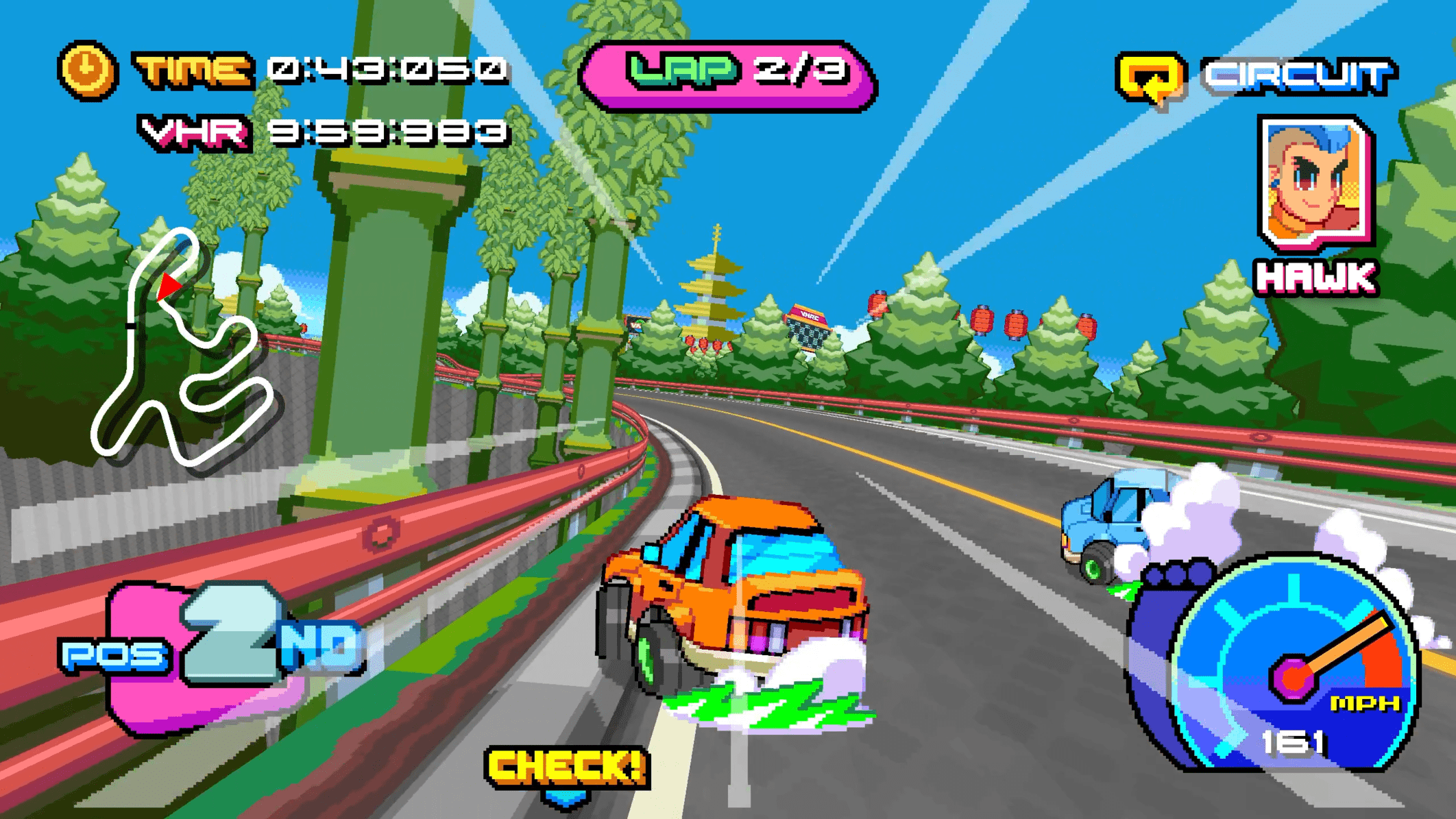 レトロ風ハイスピードレースゲーム『Victory Heat Rally』が10月14日に
