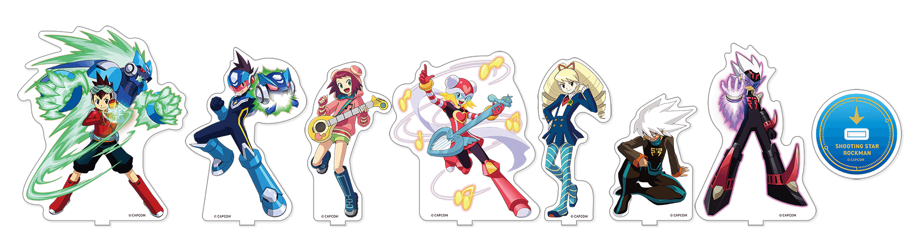 流星のロックマンくじ S賞 A賞スバル C賞ミソラ D賞キーホルダーE賞缶