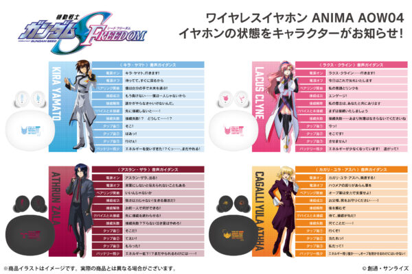 ガンダムSEED FREEDOM ワイヤレスイヤホン キラ・ヤマト 保志総一朗 R