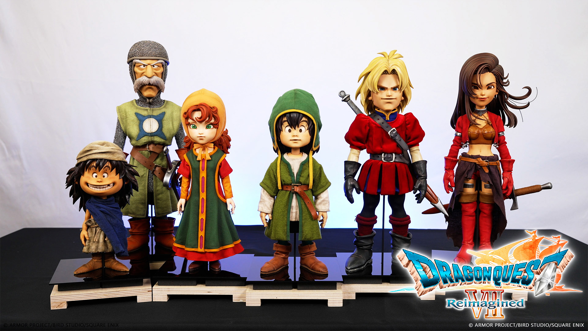 ドラゴンクエスト7 ジオラマ フィギュア マリベル キーファ 主人公