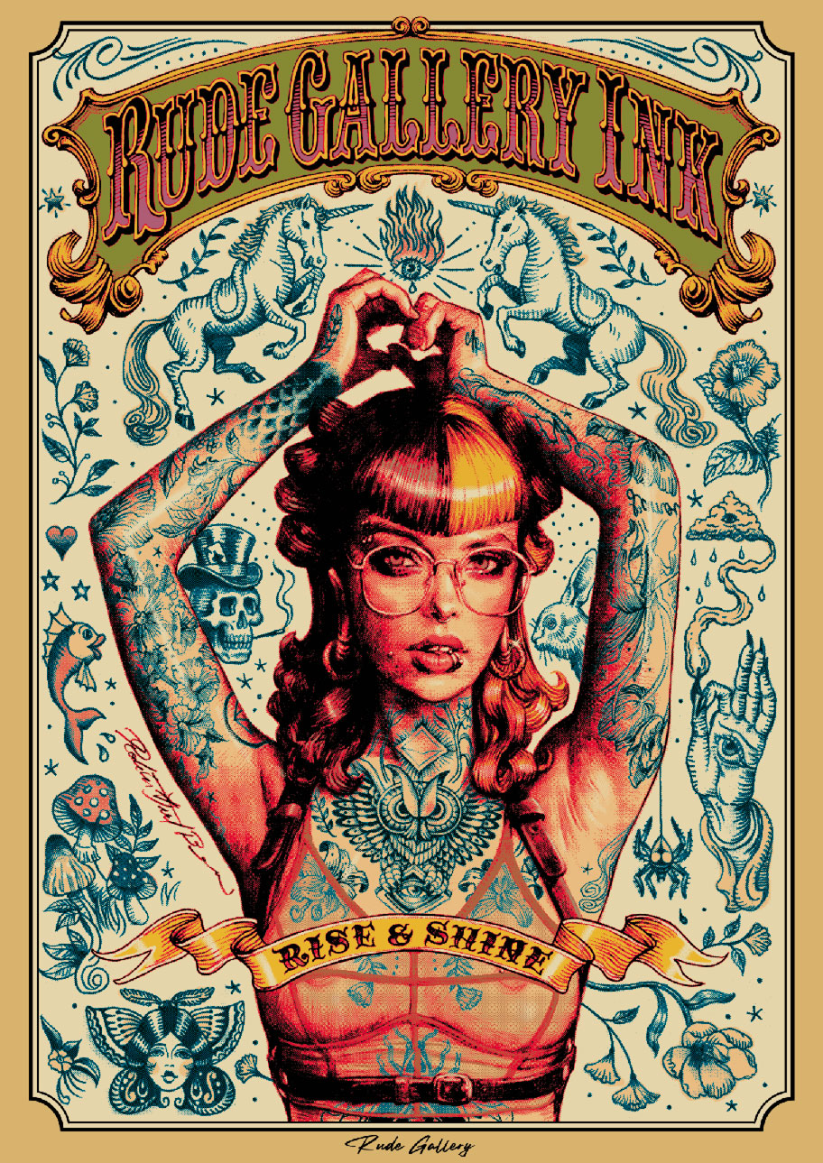 ロッキンジェリービーン CAVE ROCK HEAVEN ポスター エロスティカ