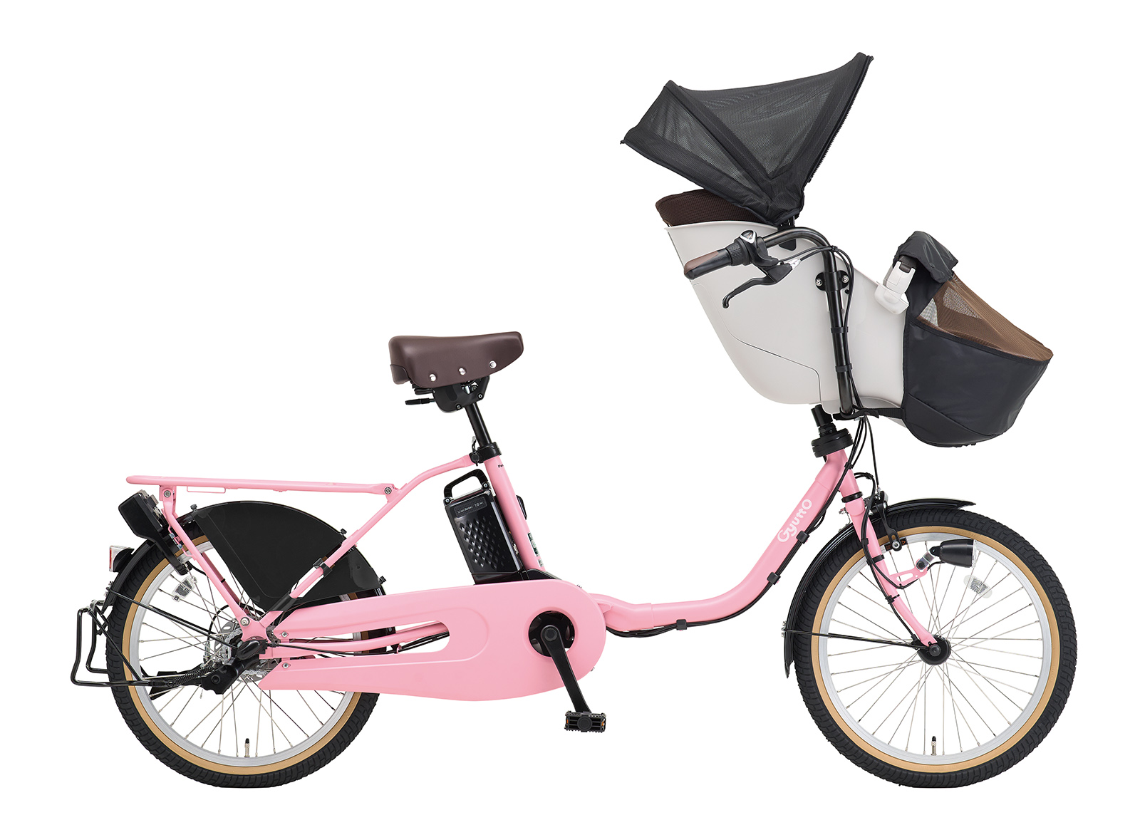 超特価！ギュット12AH⭐️パナソニック子供乗せ電動アシスト自転車