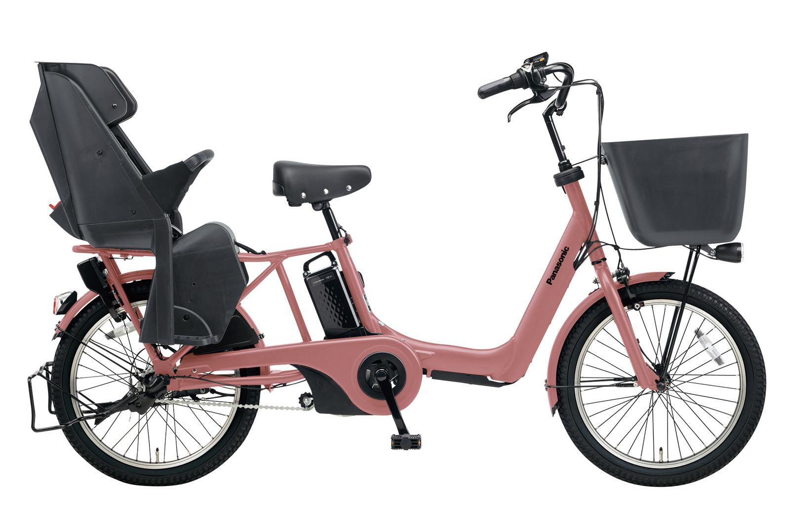 ハッピーピンク！ パナソニック ギュット子供乗せ電動アシスト自転車