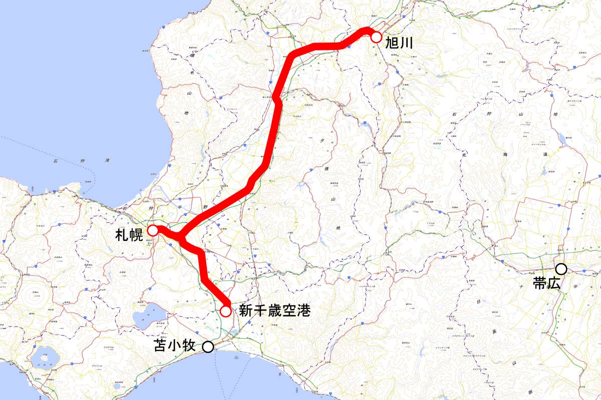 札幌～旭川「60分」在来線高速化を検討、新千歳空港駅「スルー化」も