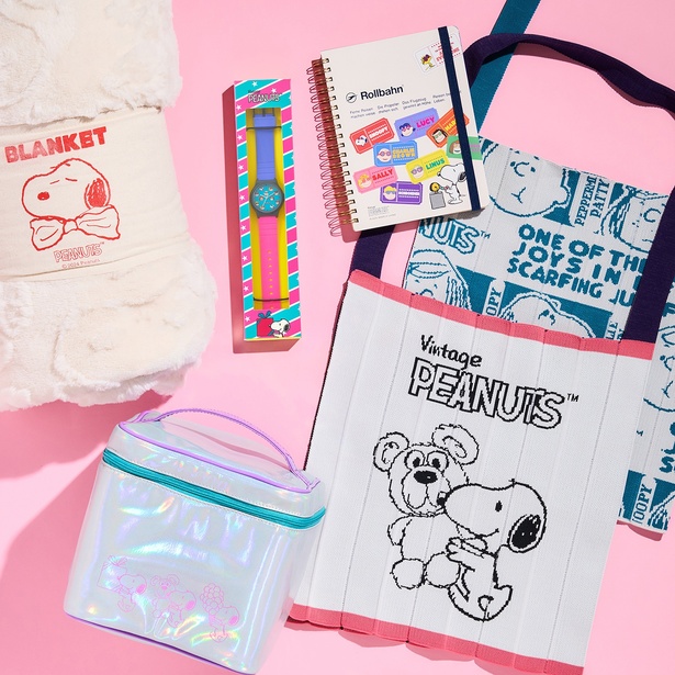 PLAZAで60点以上！「スヌーピー」新作グッズ先行予約開始、バッグ