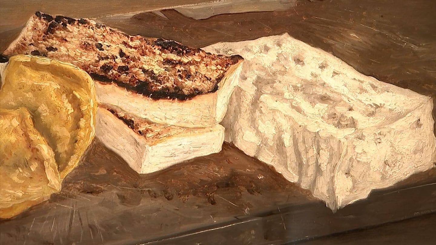 高橋由一、最上川風景、希少な額装用画集画、状態良好 高橋由一、最