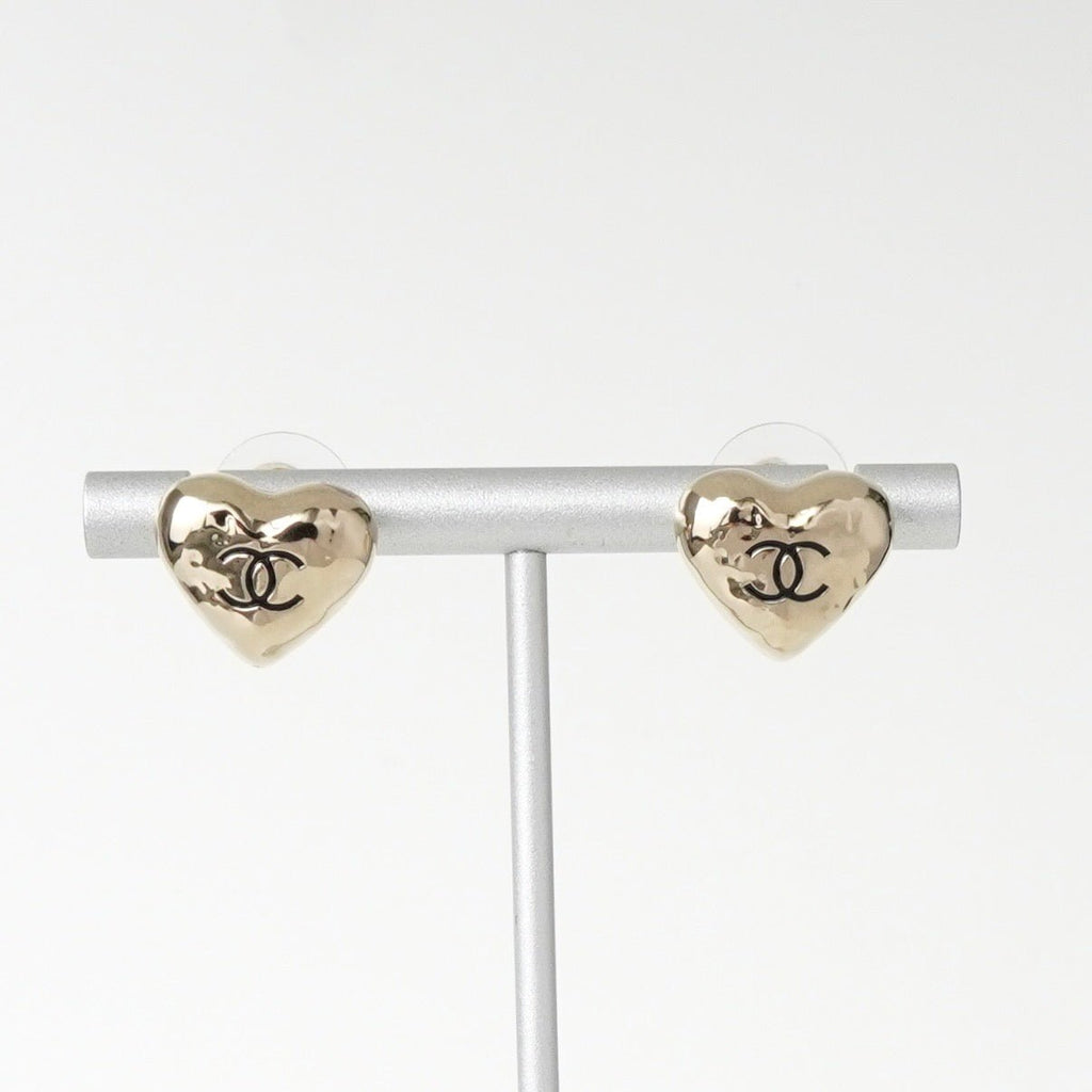 シャネル ココマーク ハート ピアス GPゴールド | ブランド古着を扱う