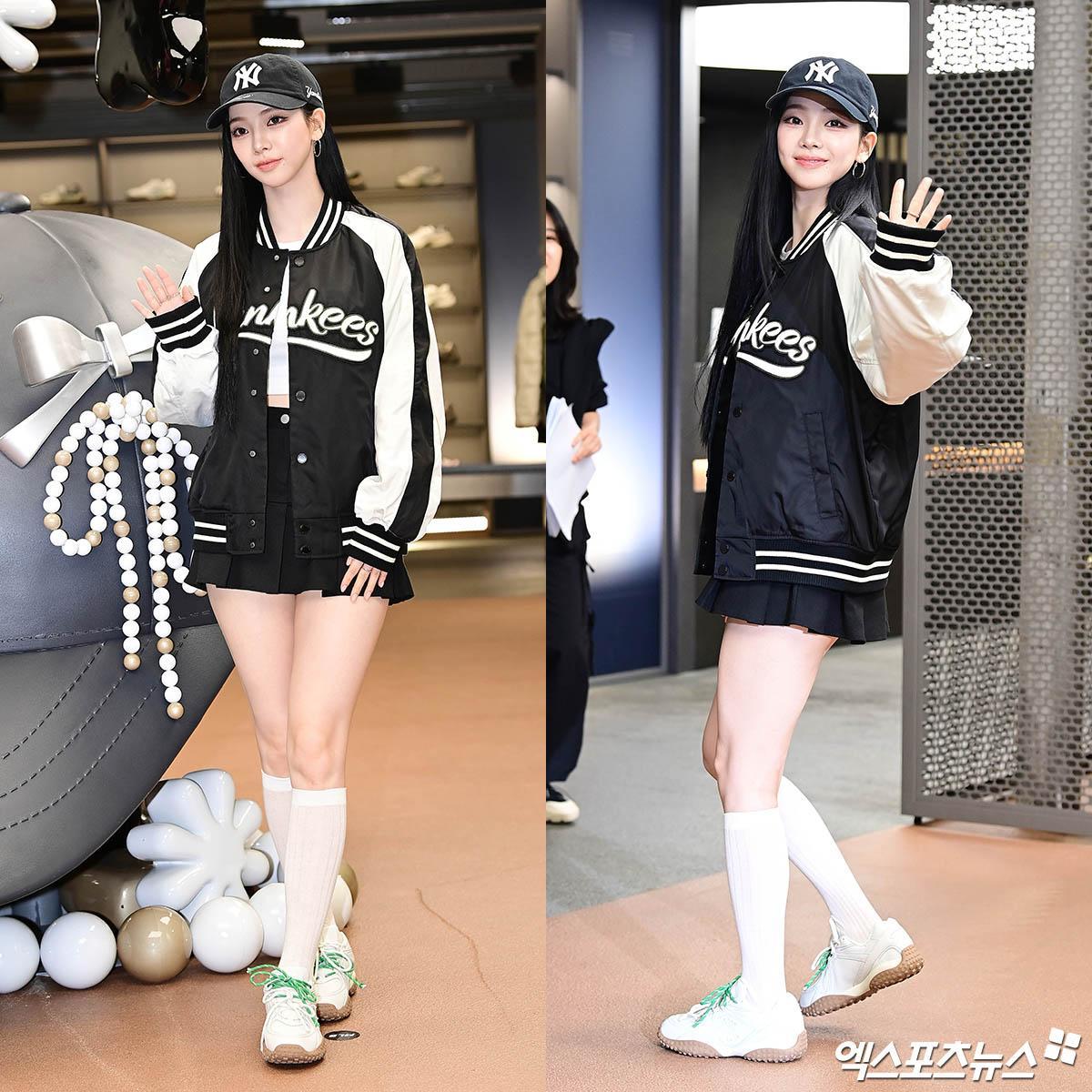 Aespa's Karina stuns with flawless look at MLB event in Seoul