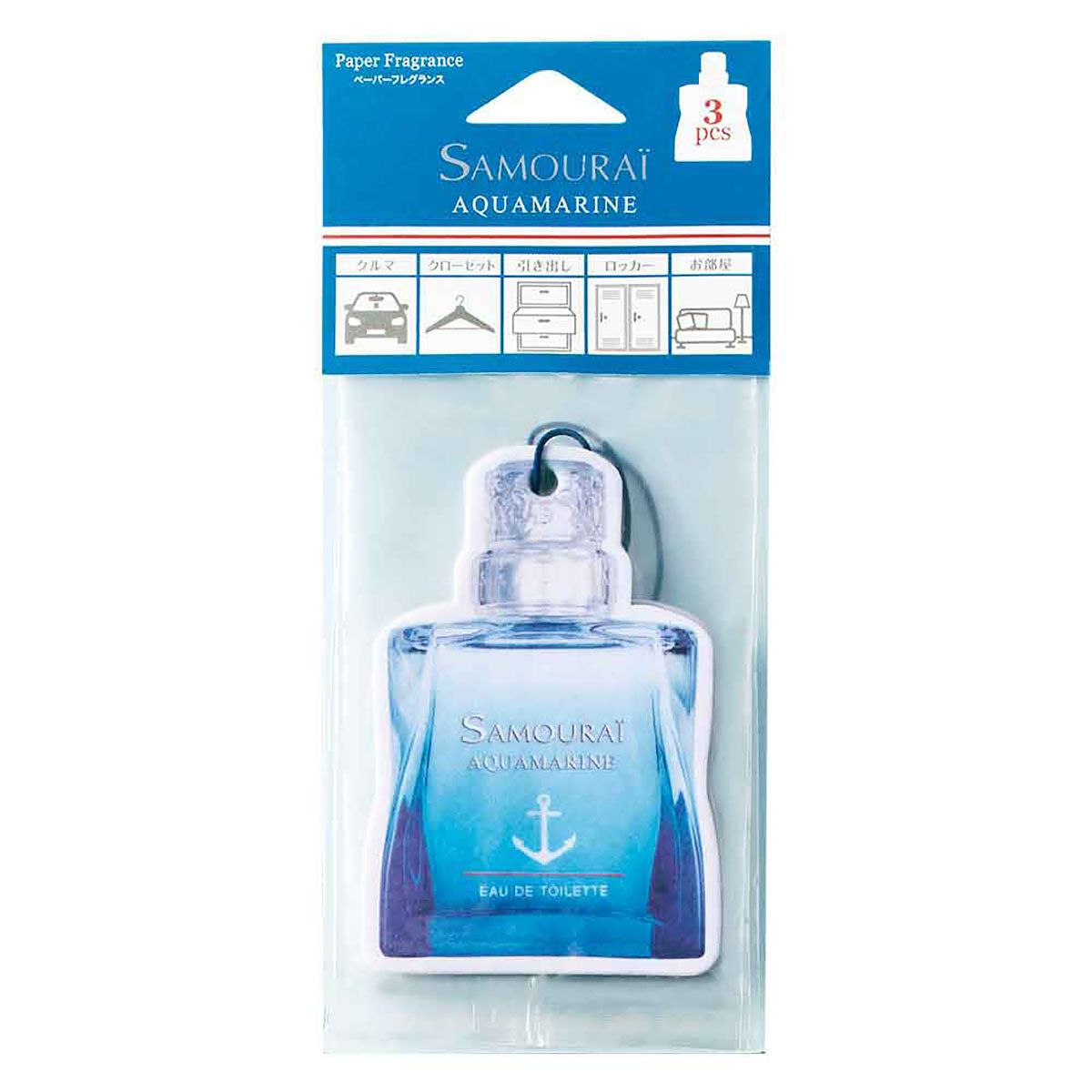 サムライ アクアマリン ペーパーフレグランス | オートバックス公式