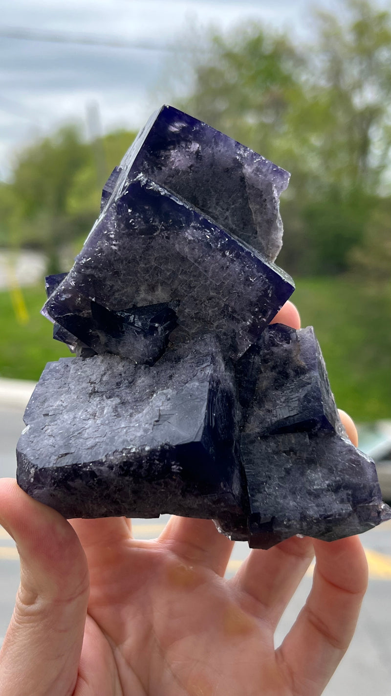 UK Fluorite from the Purple Rain Pocket, Lady Anabella Mine