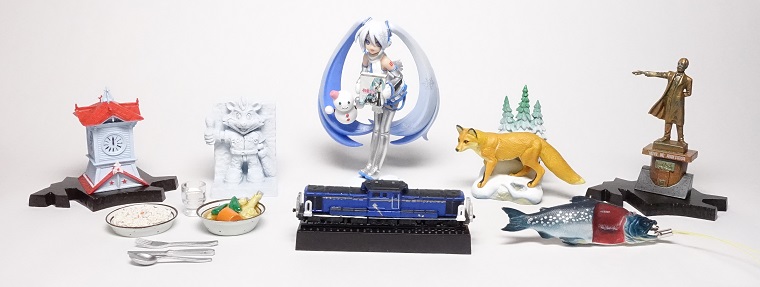 GLAY 北海道フィギュアみやげ 海洋堂 ガチャガチャ ケンエレファント