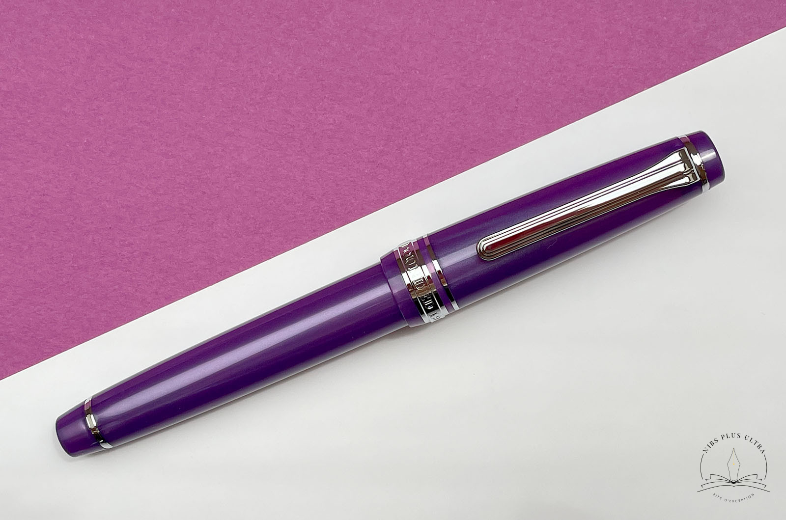 Professional Gear Slim Purple Fountain Pen by Sailor